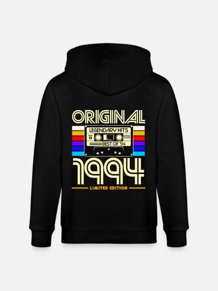 Original 1994 Limited Edition Cassette - Veste à capuche bio CULTIVATOR Stanley/Stella Unisexe - noir