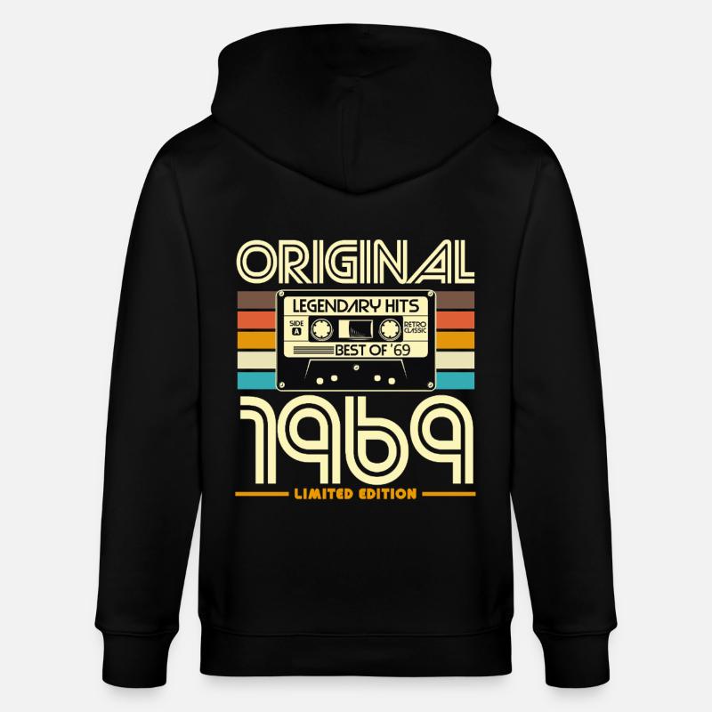 Original 1969 édition limitée - Veste à capuche bio CULTIVATOR Stanley/Stella Unisexe - noir