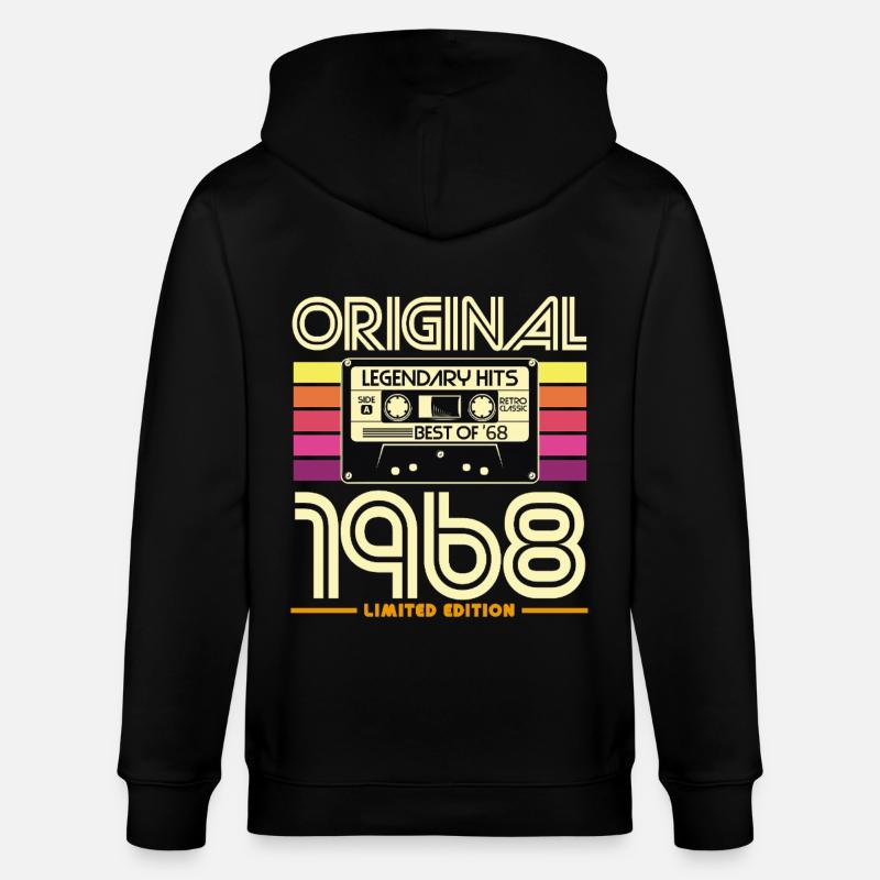 Original 1968 édition limitée - Veste à capuche bio CULTIVATOR Stanley/Stella Unisexe - noir