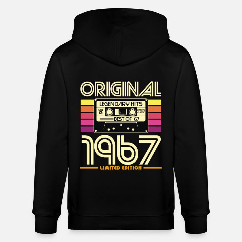 Original 1967 Limited Edition - Veste à capuche bio CULTIVATOR Stanley/Stella Unisexe - noir