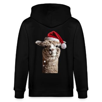 Alpaga - Veste à capuche bio CULTIVATOR Stanley/Stella Unisexe - noir - Dos - Anna (173cm)