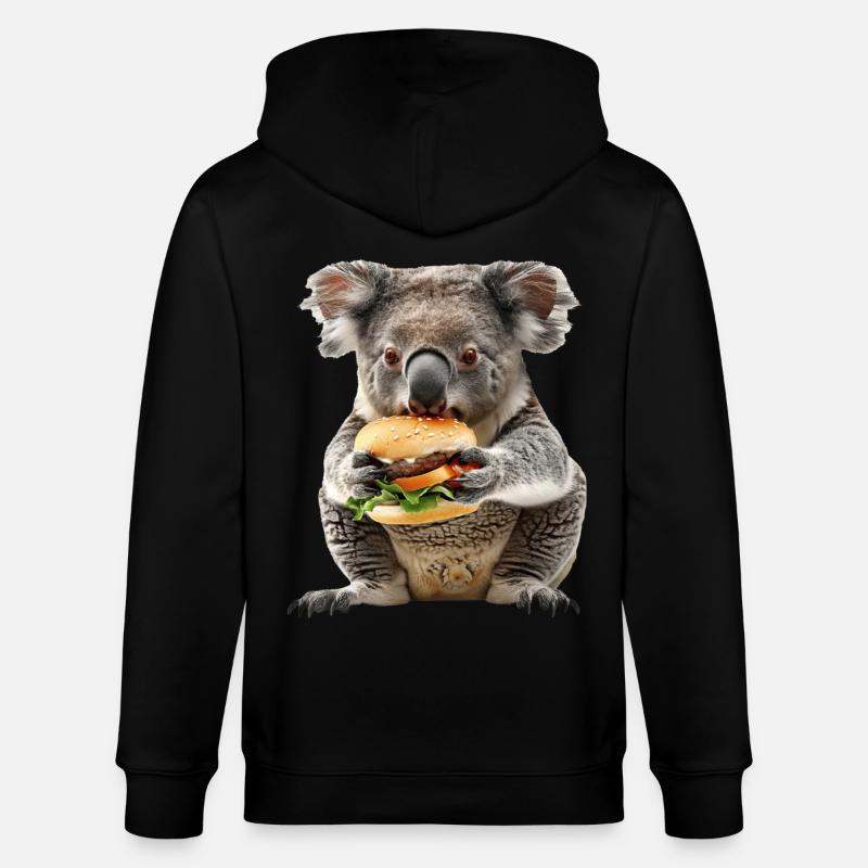Koala - Veste à capuche bio CULTIVATOR Stanley/Stella Unisexe - noir