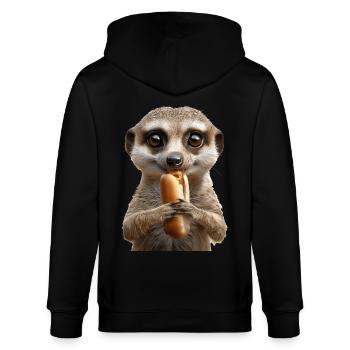 Suricate - Veste à capuche bio CULTIVATOR Stanley/Stella Unisexe - noir - Dos - Anna (173cm)
