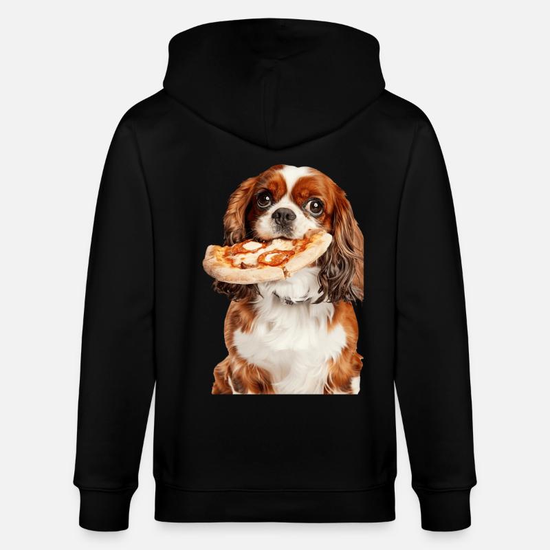 Cavalier King Spaniel - Veste à capuche bio CULTIVATOR Stanley/Stella Unisexe - noir