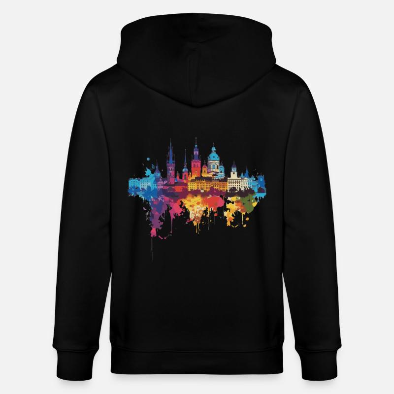 Przemyśl - Veste à capuche bio CULTIVATOR Stanley/Stella Unisexe - noir