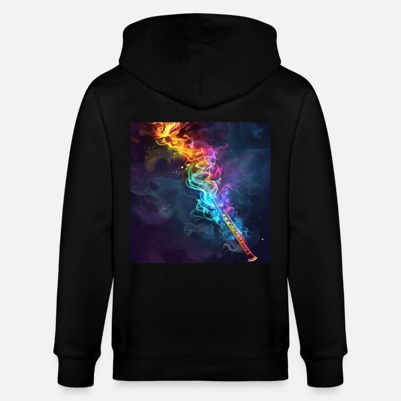 Querflöte - Stanley/Stella Unisex Bio-Kapuzenjacke CULTIVATOR  - Schwarz