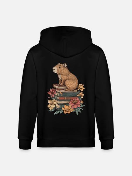 Wasserschwein - Stanley/Stella Unisex Bio-Kapuzenjacke CULTIVATOR  - Schwarz