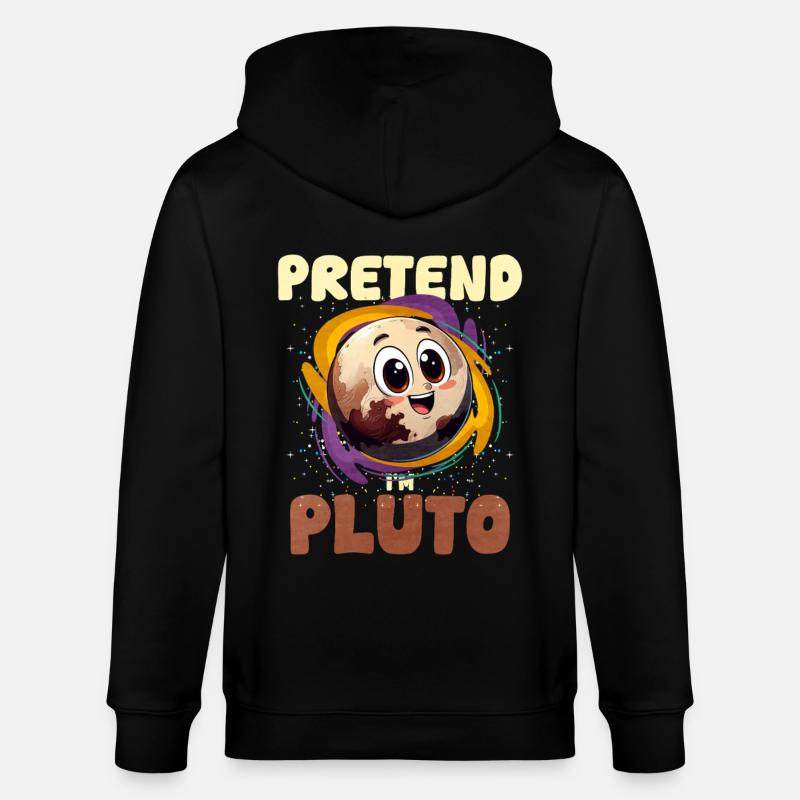 Pluto - Stanley/Stella Unisex Bio-Kapuzenjacke CULTIVATOR  - Schwarz