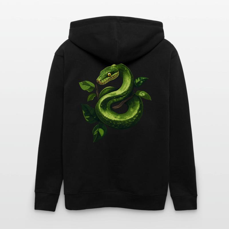 Green Tree Python Snakes Lover Terrarium Stanley/Stella CULTIVATOR  Unisex Organic Hooded Jacket