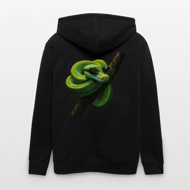 Green Tree Python Snakes Lover Terrarium Stanley/Stella CULTIVATOR  Unisex Organic Hooded Jacket