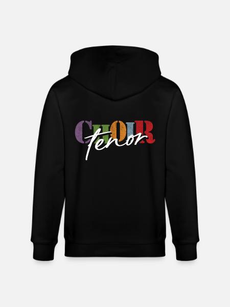 Choir Tenor singer - Stanley/Stella CULTIVATOR  Unisex Organic Hooded Jacket - black
