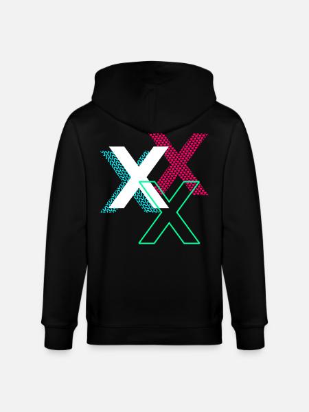 X Buchstabe - Stanley/Stella Unisex Bio-Kapuzenjacke CULTIVATOR  - Schwarz