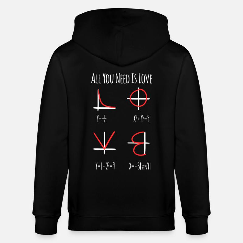 Enseignant en mathématiques - Veste à capuche bio CULTIVATOR Stanley/Stella Unisexe - noir