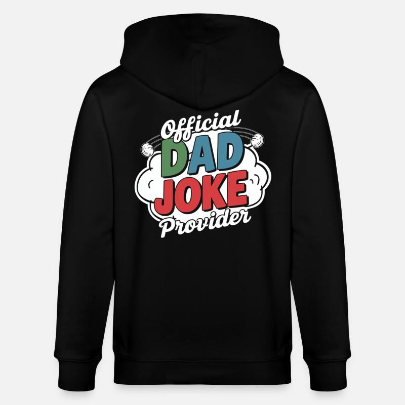 Offizieller Dad Joke Versorger - Stanley/Stella Unisex Bio-Kapuzenjacke CULTIVATOR  - Schwarz