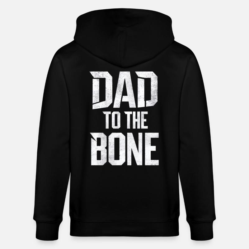 Papa jusqu’à l’os Style unique - Veste à capuche bio CULTIVATOR Stanley/Stella Unisexe - noir