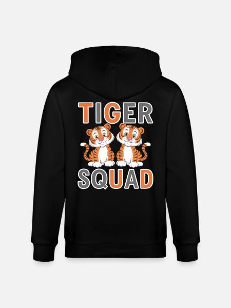Tiger Group Design Tiger Squad - Veste à capuche bio CULTIVATOR Stanley/Stella Unisexe - noir