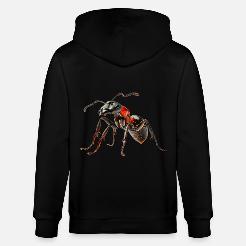 Fourmi - Veste à capuche bio CULTIVATOR Stanley/Stella Unisexe - noir