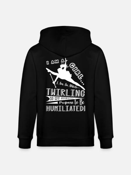 I Am An Athlete - Stanley/Stella CULTIVATOR Unisex Organic Hooded Jacket - black