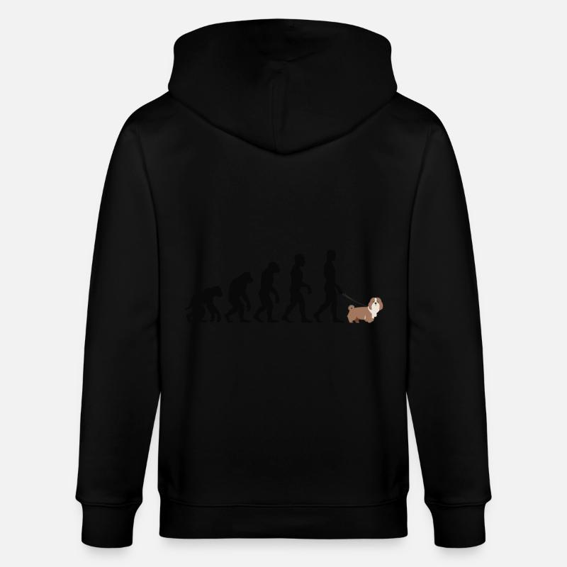 Lhassa Apso - Veste à capuche bio CULTIVATOR Stanley/Stella Unisexe - noir