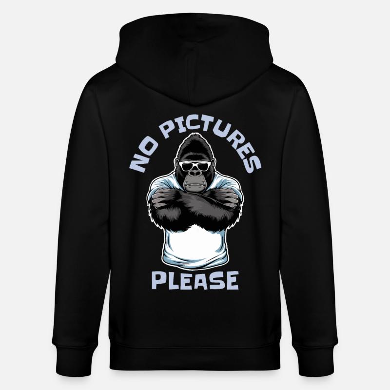 Keine Bilder bitte - Stanley/Stella Unisex Bio-Kapuzenjacke CULTIVATOR - Schwarz