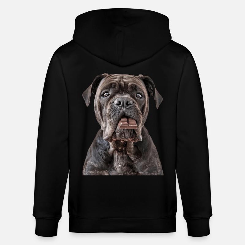 Cane Corso - Stanley/Stella Unisex Bio-Kapuzenjacke CULTIVATOR  - Schwarz