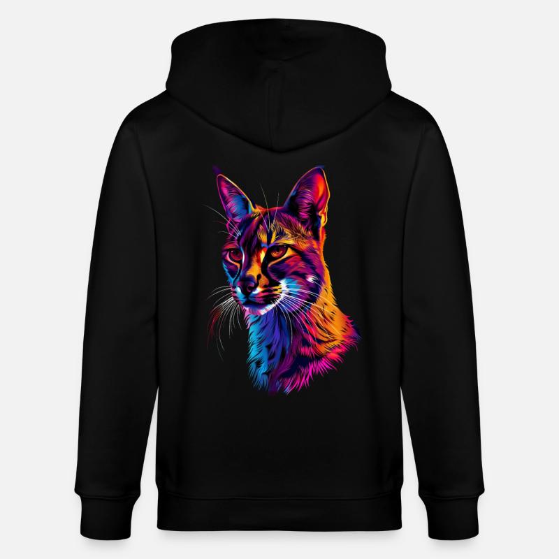 Karakal - Stanley/Stella Unisex Bio-Kapuzenjacke CULTIVATOR  - Schwarz