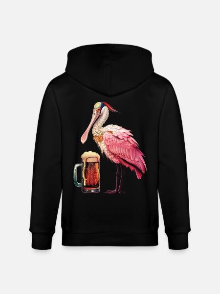 Spoon Bier - Stanley/Stella Unisex Bio-Kapuzenjacke CULTIVATOR - Schwarz