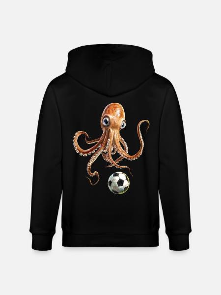Tintenfisch - Stanley/Stella Unisex Bio-Kapuzenjacke CULTIVATOR - Schwarz