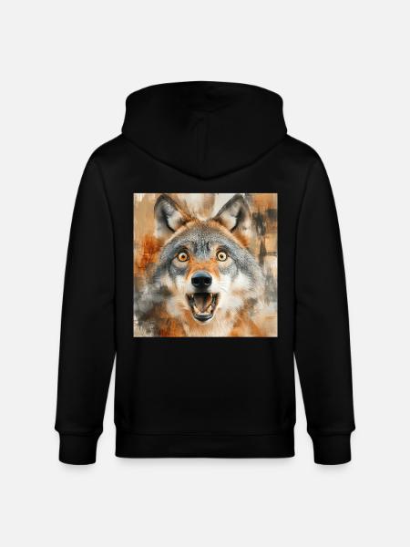 Wolf - Stanley/Stella Unisex Bio-Kapuzenjacke CULTIVATOR - Schwarz