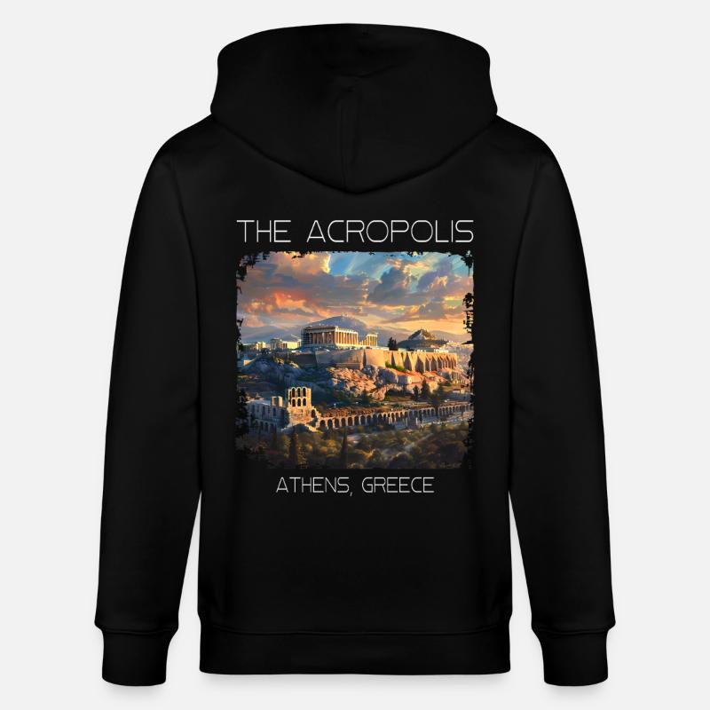 Die Akropolis - Stanley/Stella Unisex Bio-Kapuzenjacke CULTIVATOR  - Schwarz
