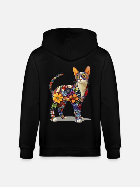 Devon Rex - Stanley/Stella Unisex Bio-Kapuzenjacke CULTIVATOR  - Schwarz
