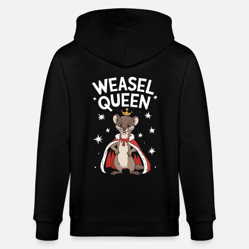 Wiesel - Stanley/Stella Unisex Bio-Kapuzenjacke CULTIVATOR  - Schwarz