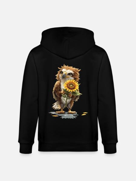 Meerschweinchen - Stanley/Stella Unisex Bio-Kapuzenjacke CULTIVATOR - Schwarz