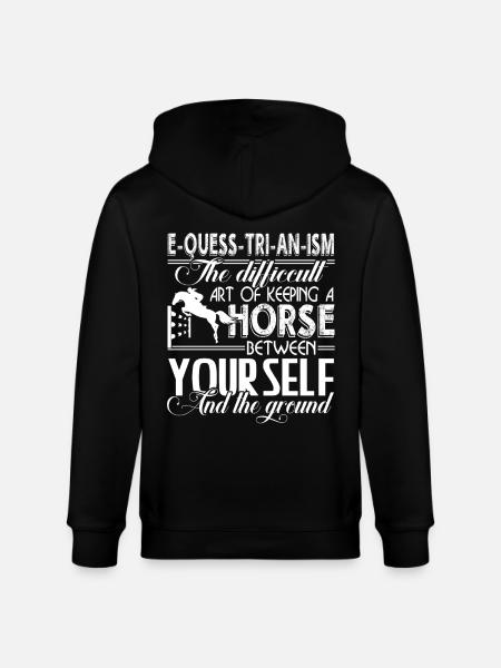 Equestrian Definition - Stanley/Stella CULTIVATOR Unisex Organic Hooded Jacket - black
