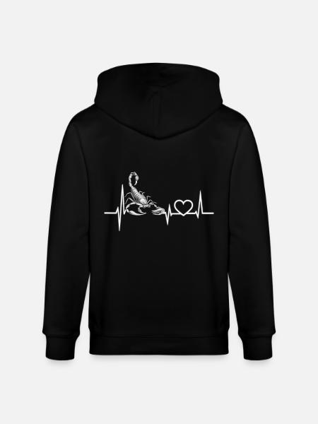 Scorpion - Veste à capuche bio CULTIVATOR Stanley/Stella Unisexe - noir