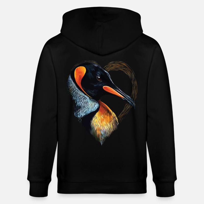 Pingouin - Veste à capuche bio CULTIVATOR Stanley/Stella Unisexe - noir