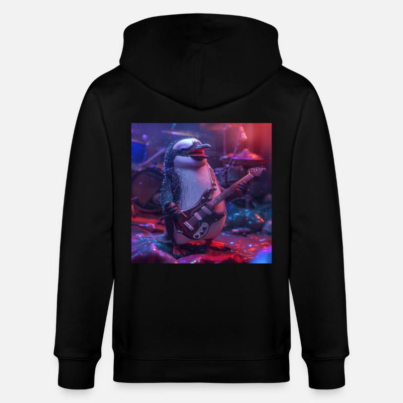 Pingouin - Veste à capuche bio CULTIVATOR Stanley/Stella Unisexe - noir