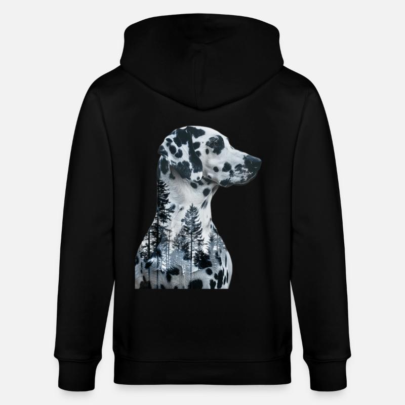 Dalmate - Veste à capuche bio CULTIVATOR Stanley/Stella Unisexe - noir