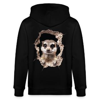 Suricate - Veste à capuche bio CULTIVATOR Stanley/Stella Unisexe - noir - Dos - Anna (173cm)