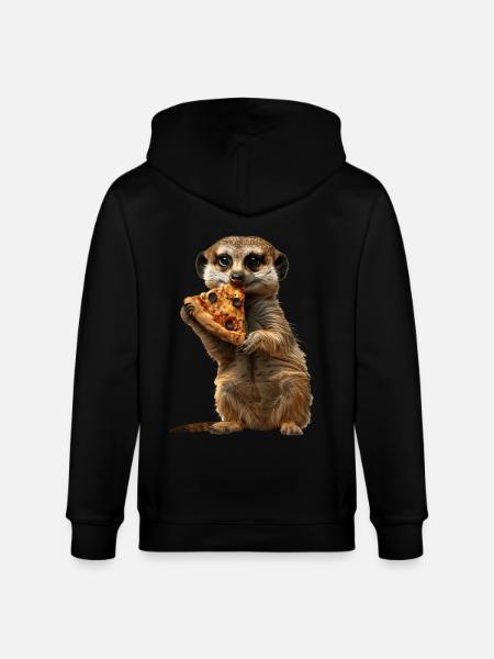 Erdmännchen - Stanley/Stella Unisex Bio-Kapuzenjacke CULTIVATOR - Schwarz