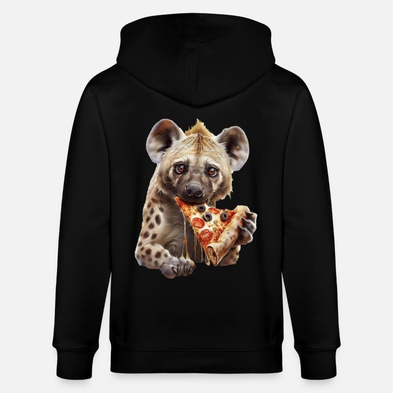Hyäne - Stanley/Stella Unisex Bio-Kapuzenjacke CULTIVATOR  - Schwarz