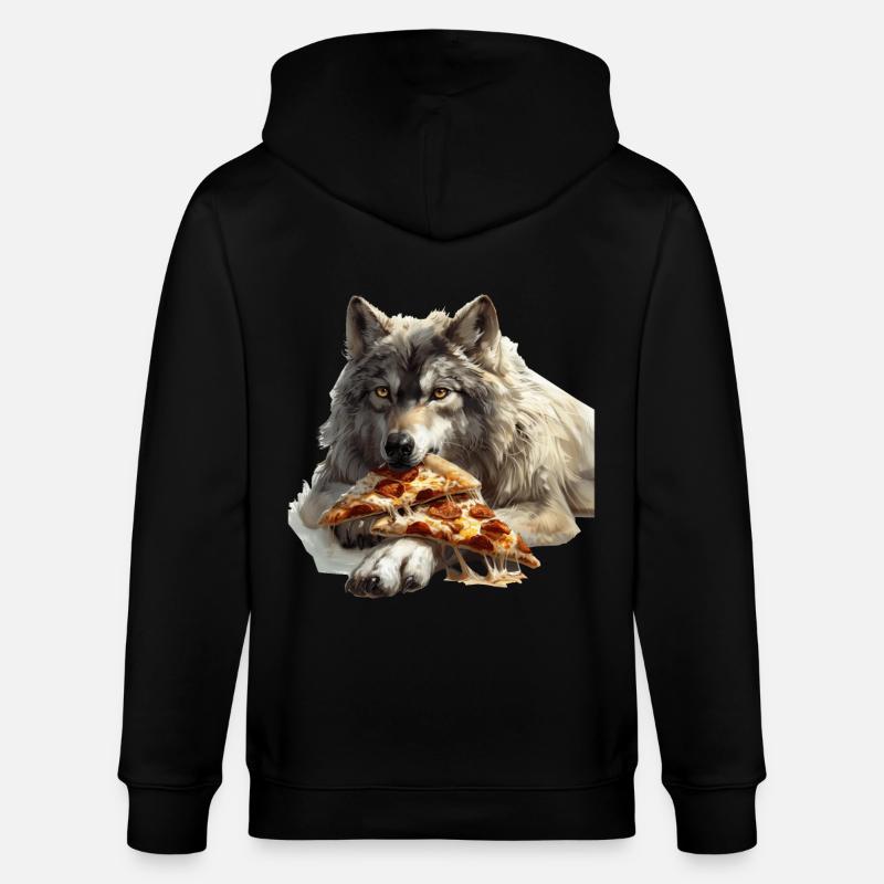 Loup - Veste à capuche bio CULTIVATOR Stanley/Stella Unisexe - noir