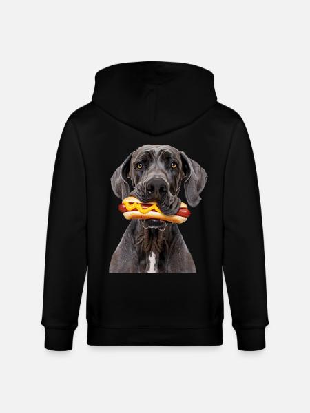 Great Dane - Stanley/Stella CULTIVATOR Unisex Organic Hooded Jacket - black