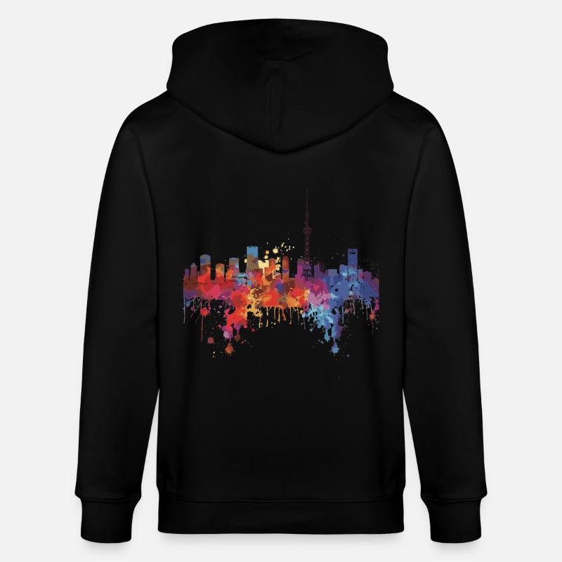 Hatsukaichi - Veste à capuche bio CULTIVATOR Stanley/Stella Unisexe - noir