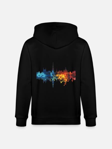 Hardenberg - Stanley/Stella Unisex Bio-Kapuzenjacke CULTIVATOR  - Schwarz