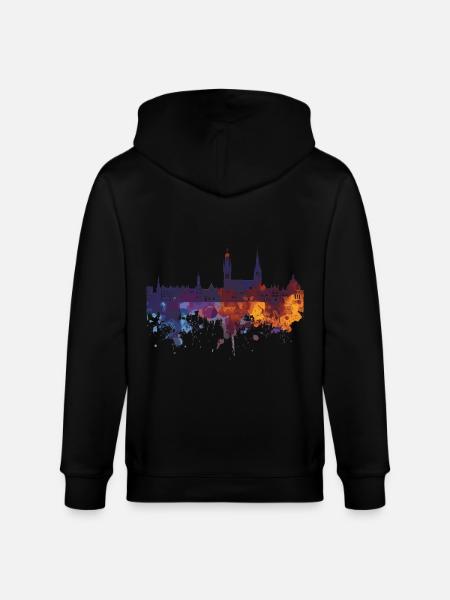 Oosterhout - Stanley/Stella Unisex Bio-Kapuzenjacke CULTIVATOR - Schwarz