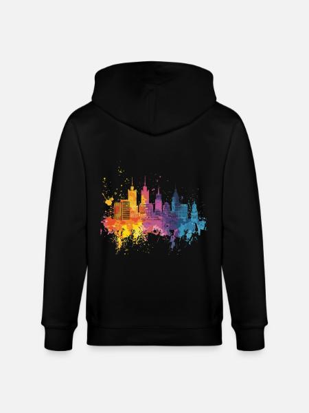 Katowice - Stanley/Stella CULTIVATOR  Unisex Organic Hooded Jacket - black