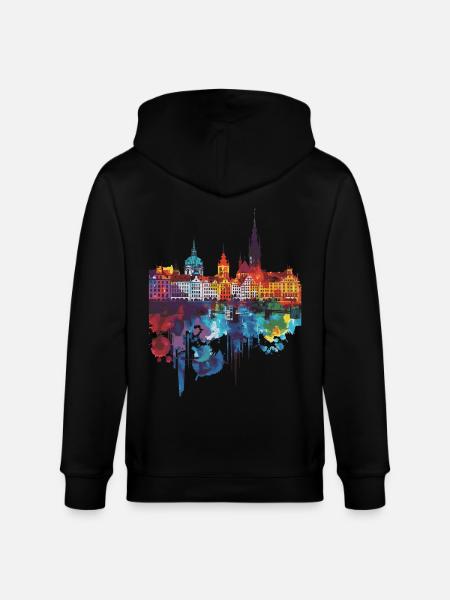 Wroclaw - Stanley/Stella CULTIVATOR Unisex Organic Hooded Jacket - black