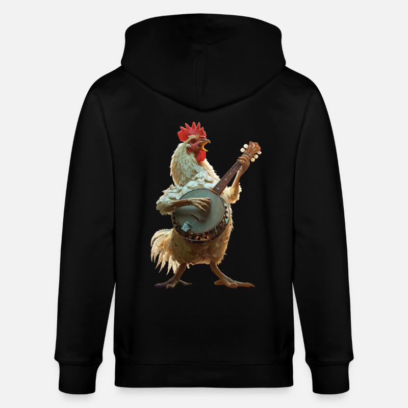 Banjo Coq - Veste à capuche bio CULTIVATOR Stanley/Stella Unisexe - noir