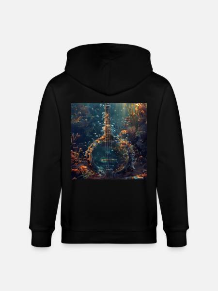 Banjo - Stanley/Stella Unisex Bio-Kapuzenjacke CULTIVATOR  - Schwarz